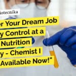 Herbalife Hiring! BSc Biochemistry Apply Online For Chemist Role Herbalife Hiring! BSc Biochemistry Apply Online For Chemist Role