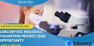 Labcorp BSc Biologics Validation