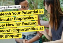 "Unleash Your Potential in Molecular Biophysics - Apply Now for Exciting Research Opportunities at IISER Bhopal!"
