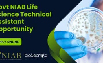 Govt NIAB Life Science Technical Assistant Opportunity – Apply Online NIAB Microbiology Job Opening
