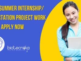 NISER Summer Internship