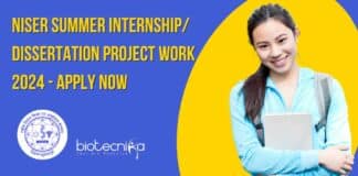 NISER Summer Internship