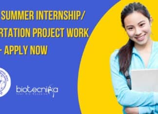 NISER Summer Internship