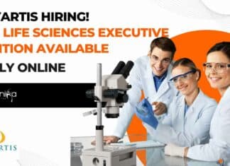 Novartis Hiring! MSc Life Sciences Executive Position Available – Apply Online Novartis Hiring! MSc Life Sciences