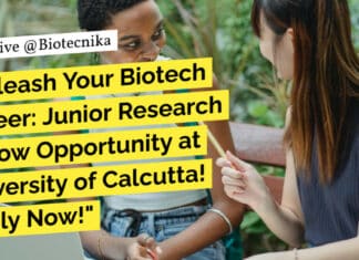 Unleash Your Biotech Career: Junior Research Fellow Opportunity at University of Calcutta! Apply Now! "Unleash Your Biotech Career: Junior Research Fellow Opportunity at University of Calcutta! Apply Now!"