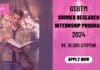 Summer Research Internship Program 2024 at Gujarat State Biotechnology Mission With Rs. 10,000 Stipend Summer Research Internship Program 2024 at Gujarat State Biotechnology Mission
