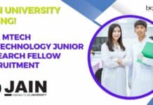 Jain University Hiring