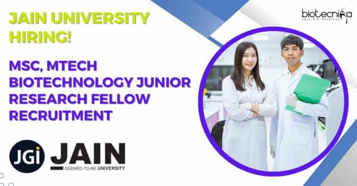 Jain University Hiring