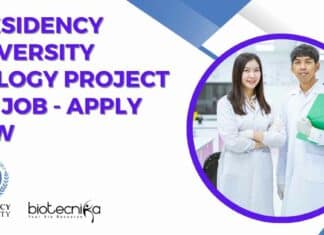 Presidency University Biology Project JRF Job – Apply Now Presidency University Biology Project
