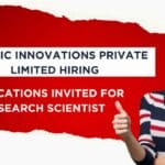Satavic Innovations Private Limited Hiring For Research Scientist – Applications Invited Satavic Innovations Private Limited