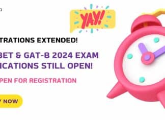 Registrations Extended! DBT BET & GAT-B 2024 Exam Applications Still Open! DBT BET & GAT-B 2024 Exam Applications Still Open!