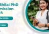 IIT Bhilai PhD Admission 2024 – Online Application Process IIT Bhilai 2024 Admissions PhD