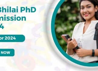 IIT Bhilai 2024 Admissions PhD