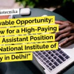 "Unbelievable Opportunity: Apply Now for a High-Paying Research Assistant Position at ICMR-National Institute of Pathology in Delhi!"