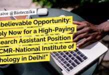 "Unbelievable Opportunity: Apply Now for a High-Paying Research Assistant Position at ICMR-National Institute of Pathology in Delhi!"