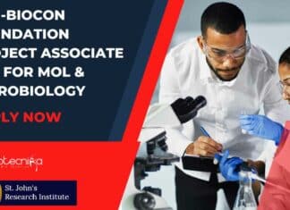 SJRI-BIOCON FOUNDATION Project Associate Job for Mol & Microbiology, Apply Now SJRI Bioinformatics Project Job