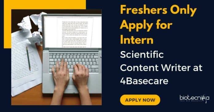 Freshers Intern Scientific