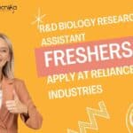 Freshers R&D Biology Research