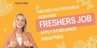 Freshers R&D Biology Research