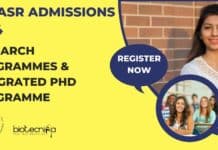 JNCASR Admissions 2024