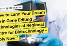 RCB Life Science Project JRF Job - Apply Online