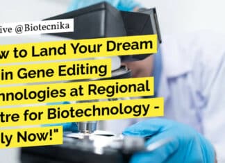 Gene Editing Project JRF Job at Regional Centre for Biotechnology – Apply Online RCB Life Science Project JRF Job - Apply Online