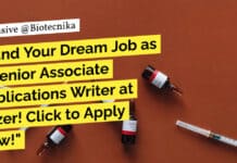 "Land Your Dream Job as a Senior Associate Publications Writer at Pfizer! Click to Apply Now!"