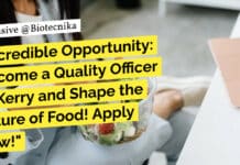 "Incredible Opportunity: Become a Quality Officer at Kerry and Shape the Future of Food! Apply Now!"