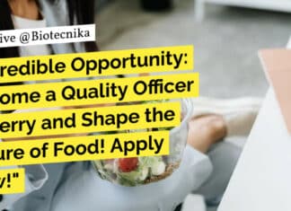 "Incredible Opportunity: Become a Quality Officer at Kerry and Shape the Future of Food! Apply Now!"
