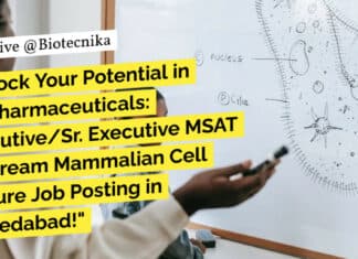Intas Pharma Biotech Job Opening - Apply For Executive Vacancy