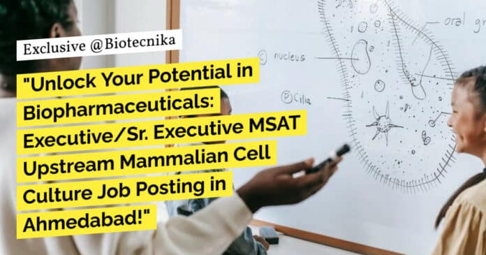 Intas Pharma Biotech Job Opening - Apply For Executive Vacancy