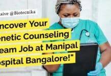 "Uncover Your Genetic Counseling Dream Job at Manipal Hospital Bangalore!"