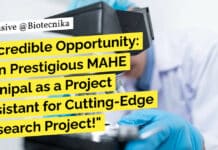 "Incredible Opportunity: Join Prestigious MAHE Manipal as a Project Assistant for Cutting-Edge Research Project!"
