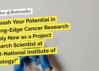 "Unleash Your Potential in Cutting-Edge Cancer Research - Apply Now as a Project Research Scientist at ICMR-National Institute of Pathology!"