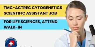 TMC-ACTREC Cytogenetics Scientific Assistant