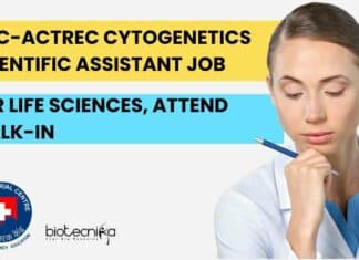 TMC-ACTREC Cytogenetics Scientific Assistant