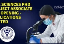 Life Sciences PhD Project Associate