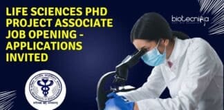 Life Sciences PhD Project Associate