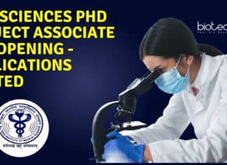 Life Sciences PhD Project Associate Job Opening – Applications Invited Life Sciences PhD Project Associate