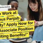 "Want to Work at Prestigious Panjab University? Apply Now for Project Associate Position with Exciting Benefits!"