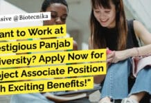 "Want to Work at Prestigious Panjab University? Apply Now for Project Associate Position with Exciting Benefits!"