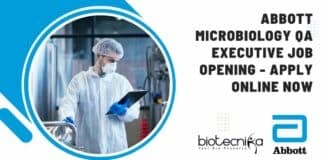 Abbott Microbiology QA Executive