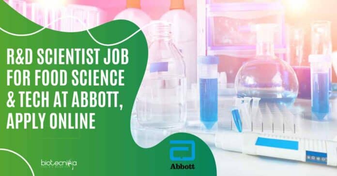 Abbott Pharma Research Scientist Vacancy - Apply Online