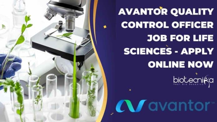 Avantor Quality Control Officer