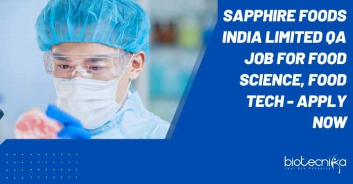 Sapphire Foods India Limited