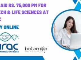 Get Paid Rs. 75,000 pm For Biotech & Life Sciences at BIRAC – Apply Online BIRAC Jobs Life Science