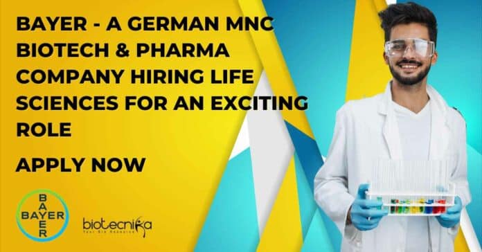 Bayer Life Sciences Job