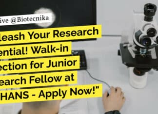 NIMHANS Genetics, Biotech & Biochem Junior Research Fellow Recruitment - Apply Now