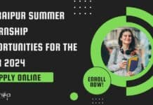 NIT Raipur Summer Internship Opportunities