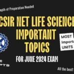 CSIR NET Life Science Important Topics
